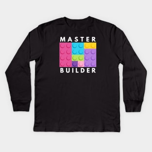 Master Builder 2 Kids Long Sleeve T-Shirt